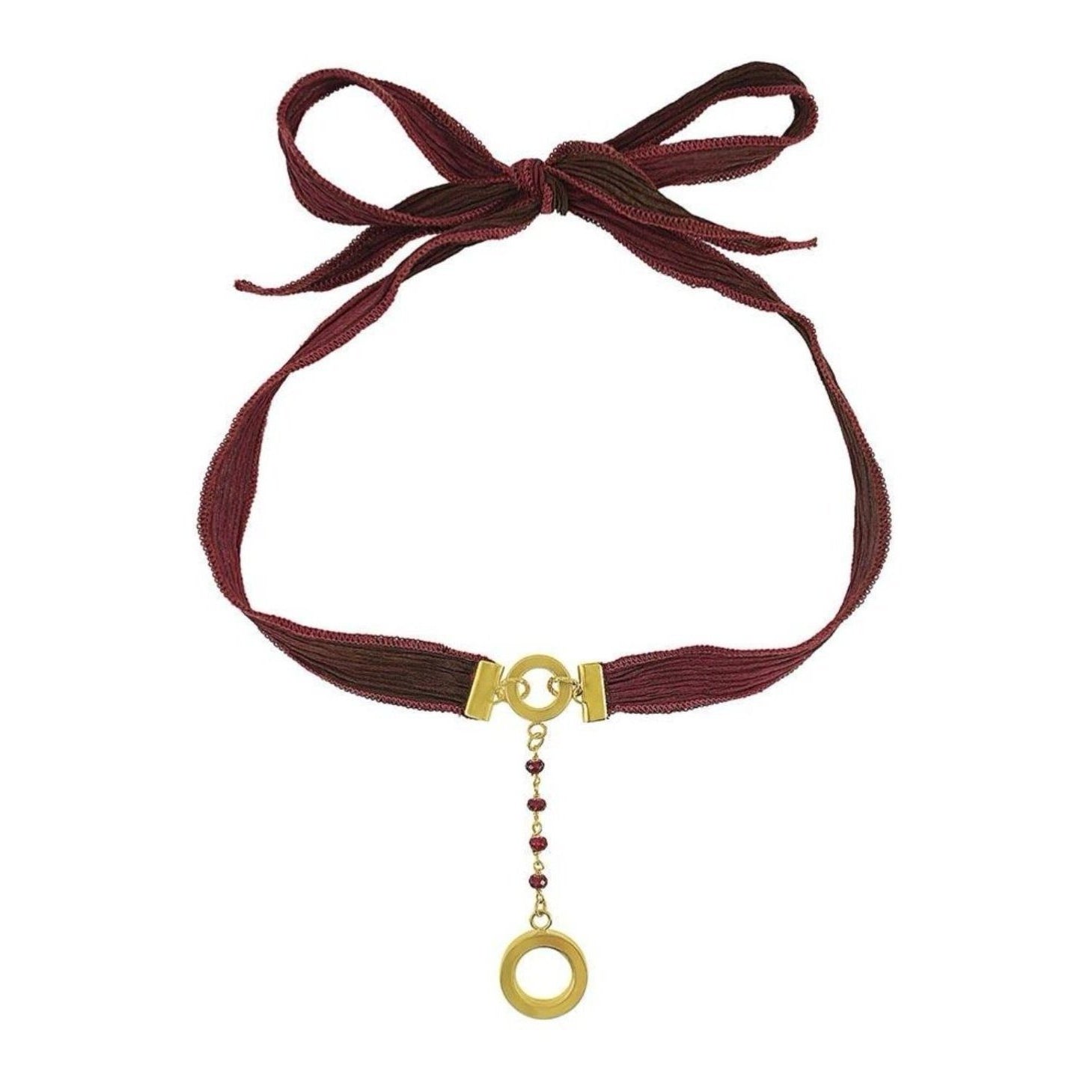 The Ruby Ribbon Choker