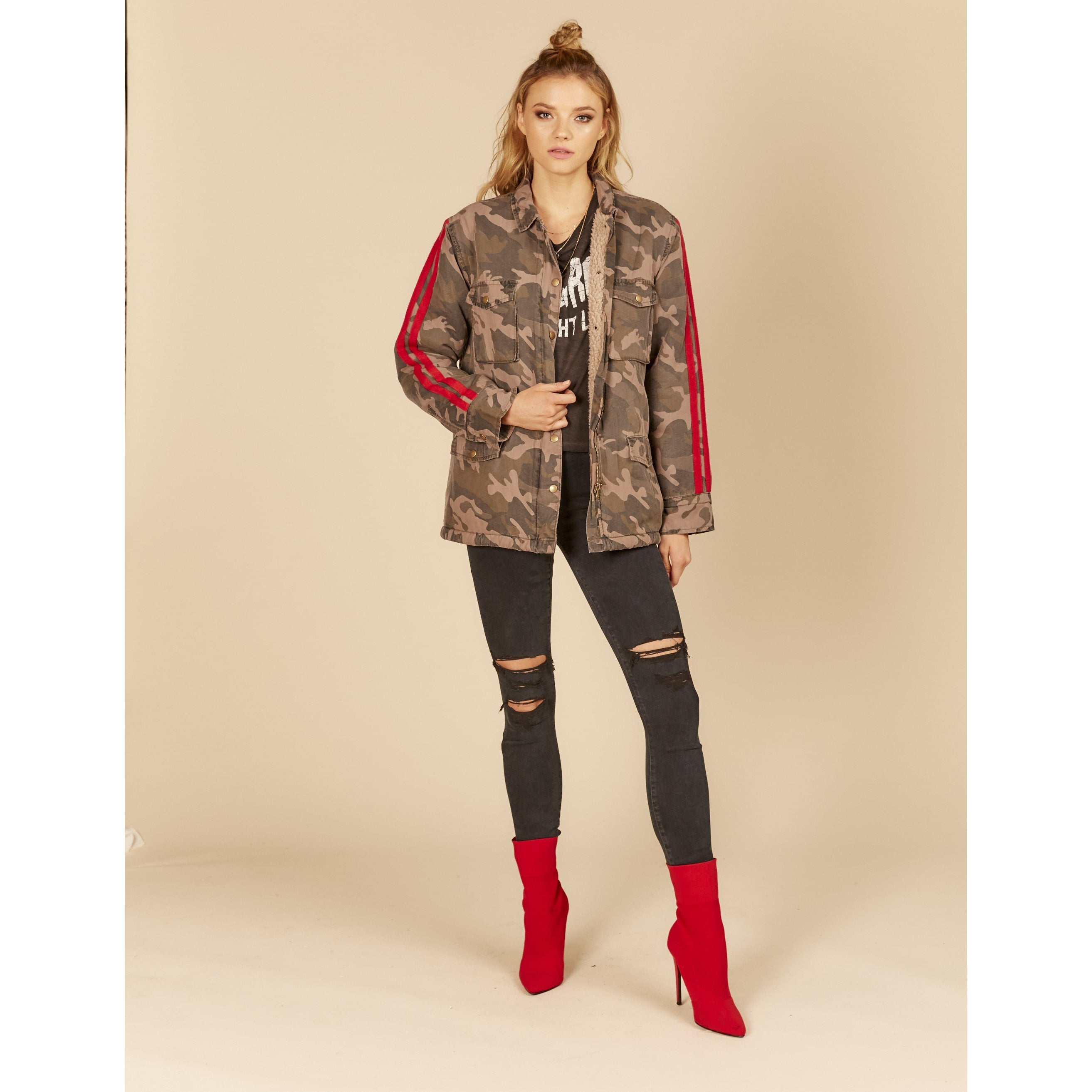 Shearling Zip Jacket