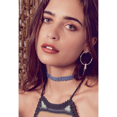 The Ruby Ribbon Choker