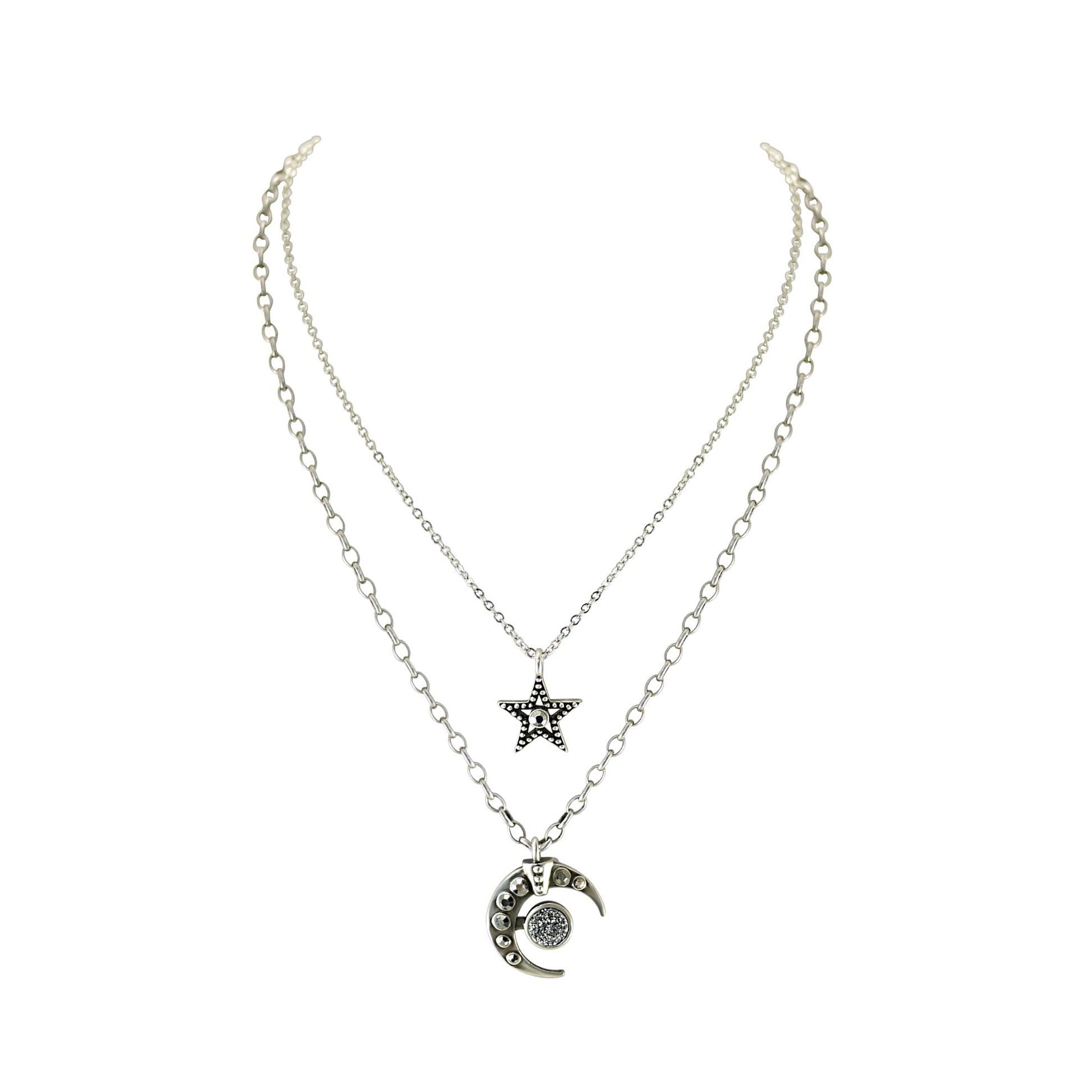 The Moon and Stars Necklace