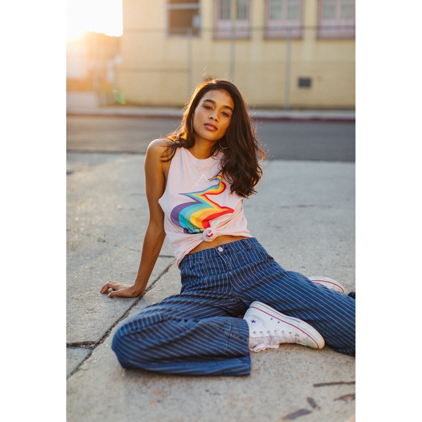Pink Floyd Rainbow Road Tank