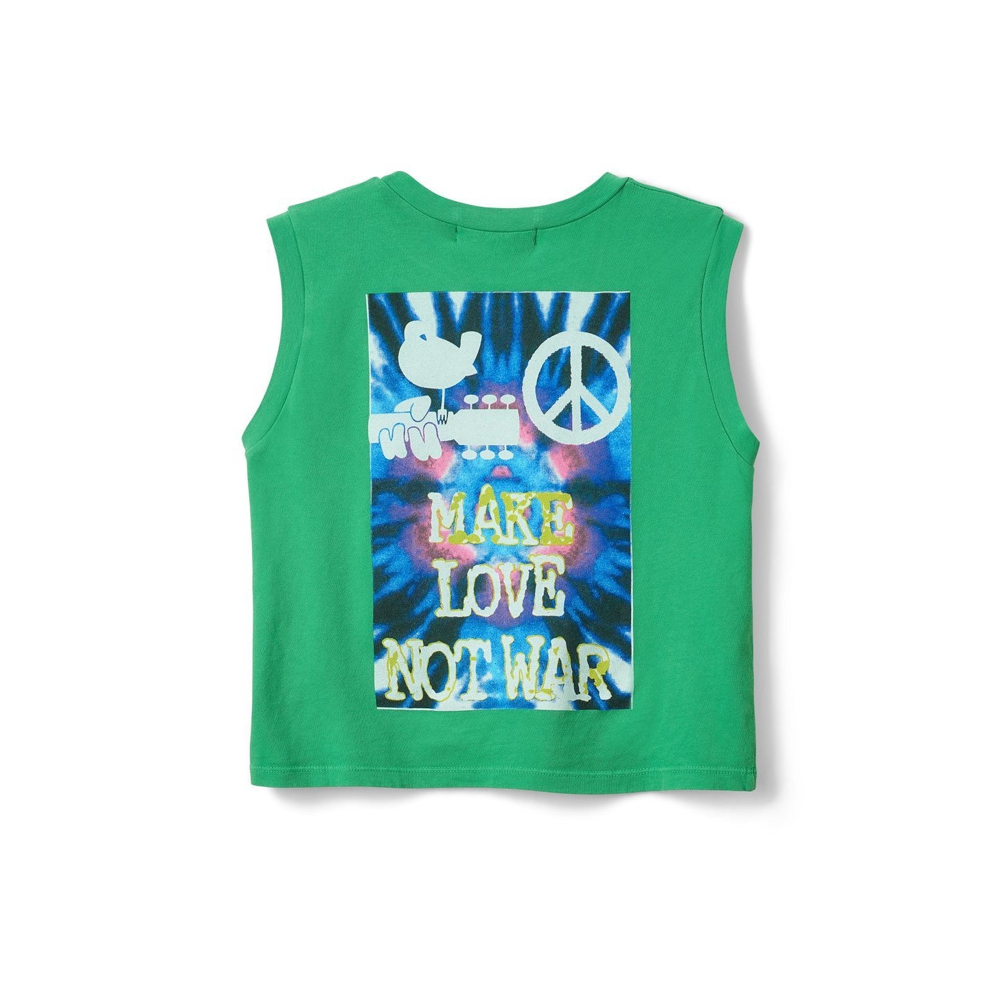 Woodstock Tie-Dye Rebel Crop Tank