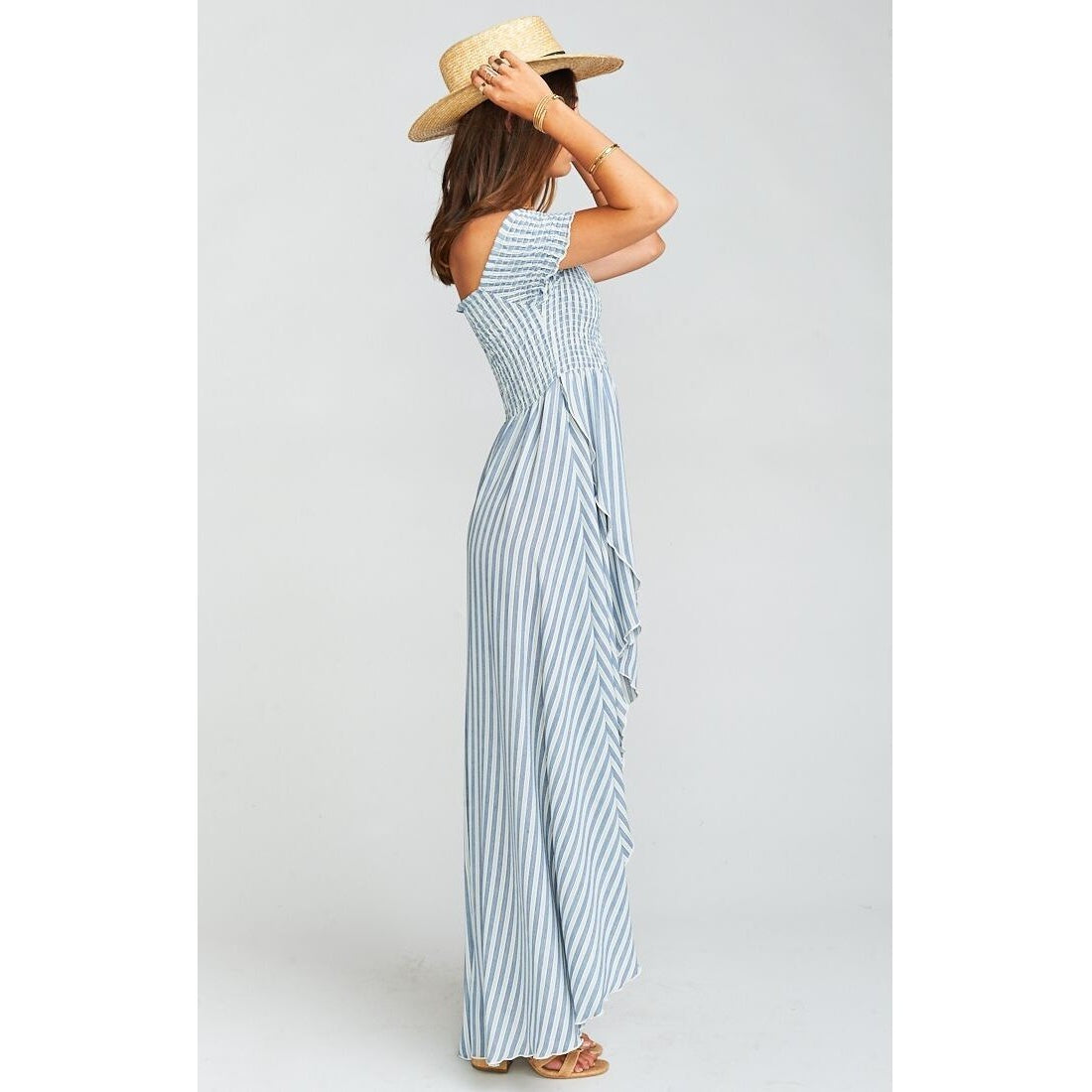 Willa Maxi Dress ~ She Sails Stripe Flux
